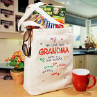 All Our Hearts Personalized Canvas Tote Bag